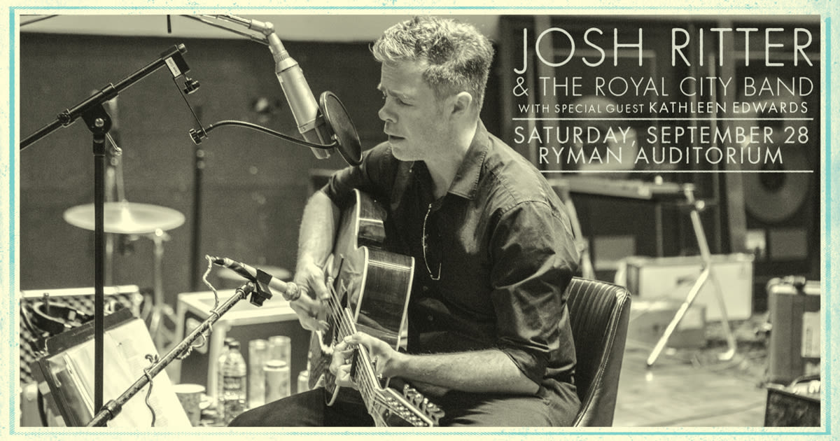 Josh Ritter & The Royal City Band in Nashville at Ryman Auditorium