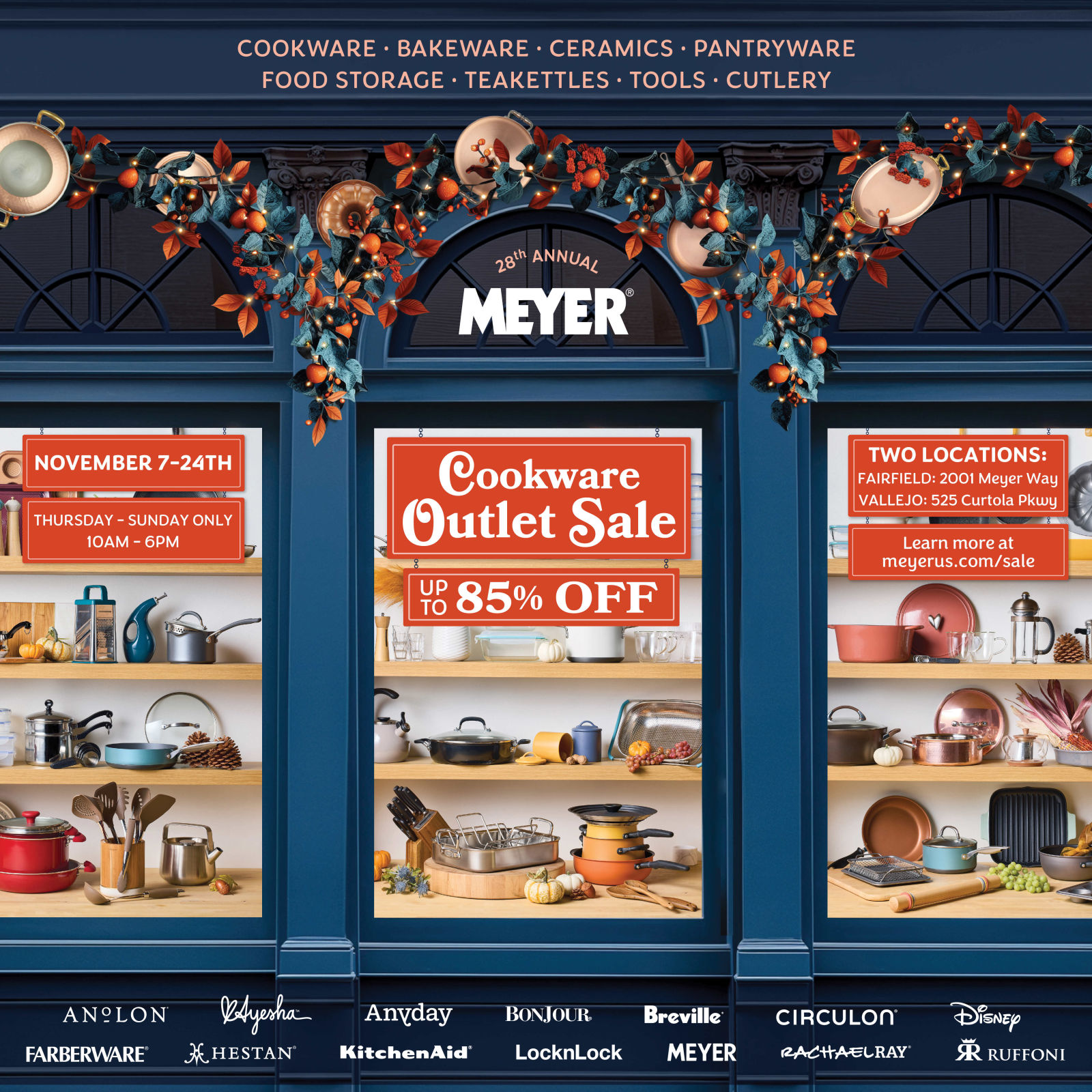 Meyer Cookware Outlet Sale in San Francisco at Multiple