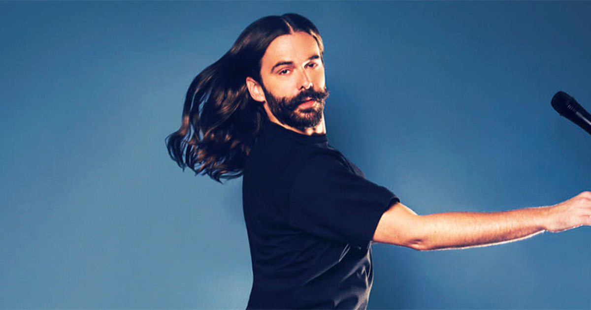 Jonathan Van Ness in NYC at BUILD Studio
