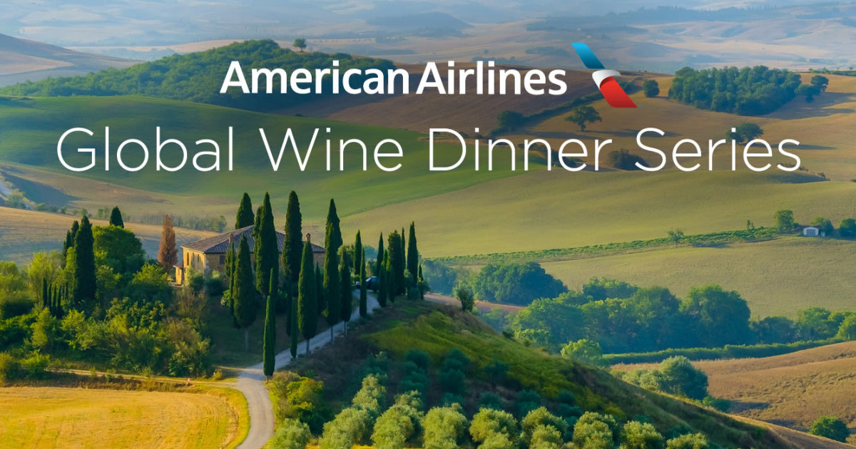 American Airlines Global Wine Dinner Series Tuscan Vintage
