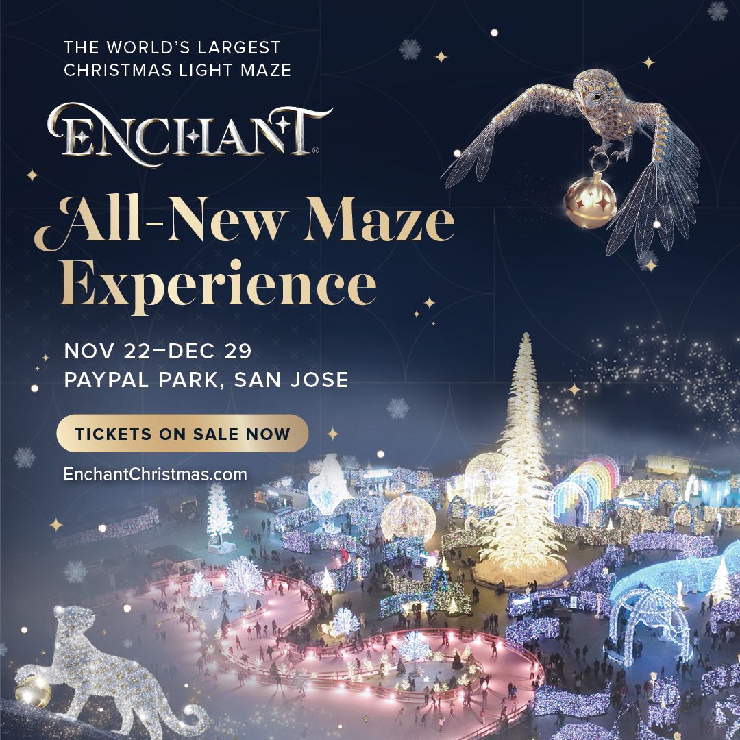 Enchant Christmas in San Jose at PayPal Park