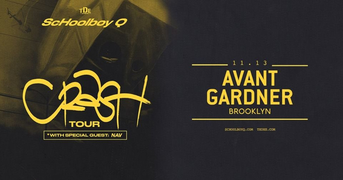 Schoolboy Q Crash Tour with Special Guest Nav in Brooklyn at