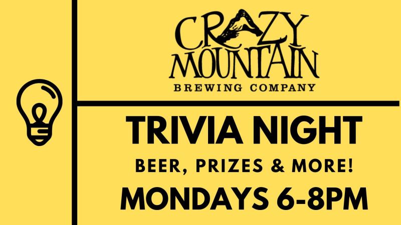 Monday Night Trivia In Denver At Crazy Mountain Brewery