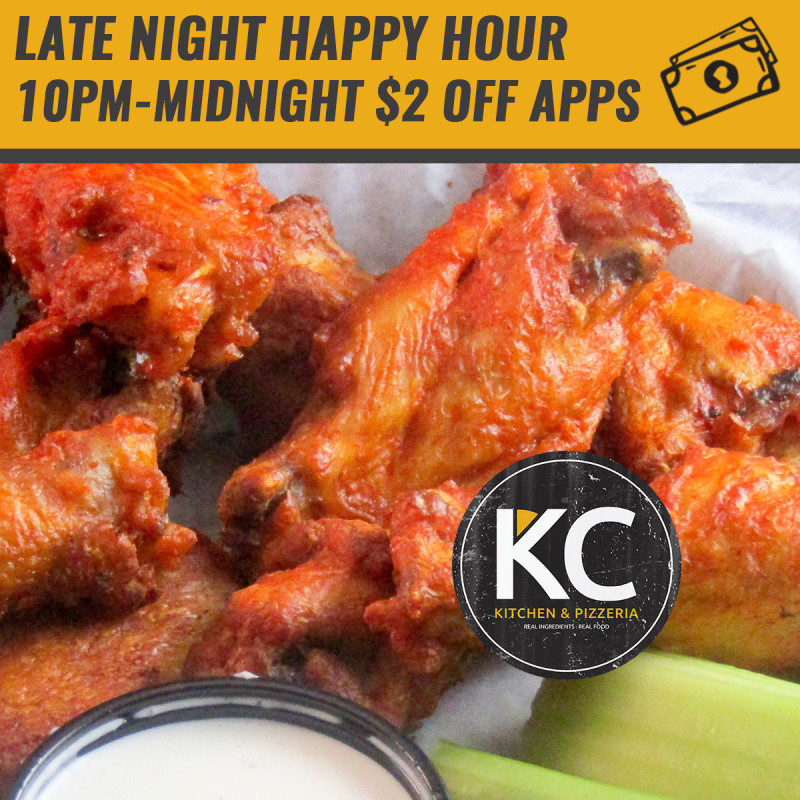 Late Night Happy Hour In Kansas City At Kc Kitchen Pizzeria