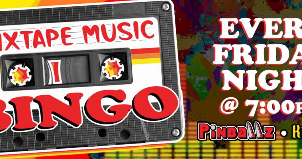 Mixtape Music Bingo at Pinballz Kingdom