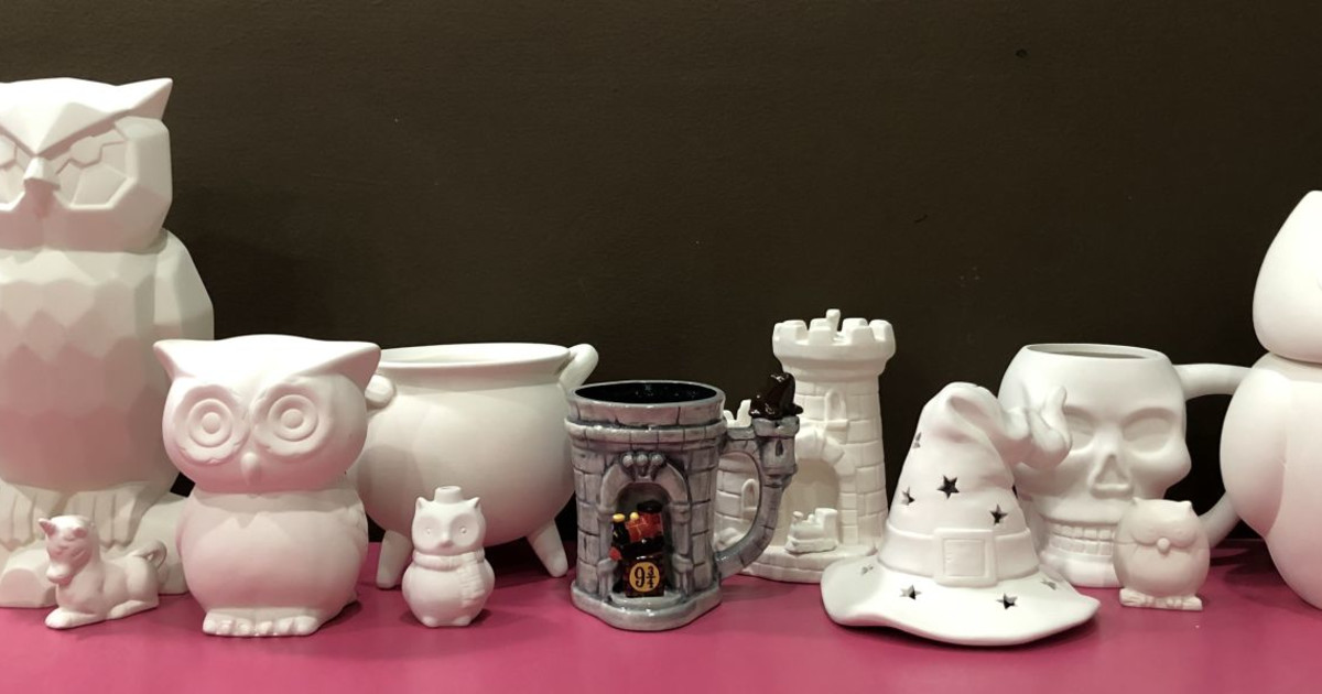 Harry Pottery Night in indianapolis at Half Baked Pottery & Gifts