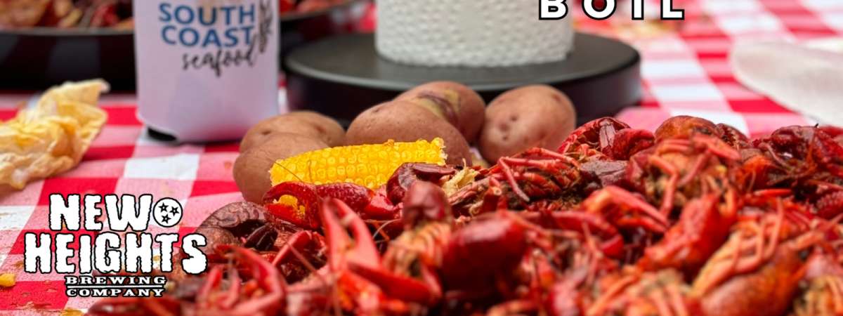 Friday Night Crawfish Boil with South Coast Seafood