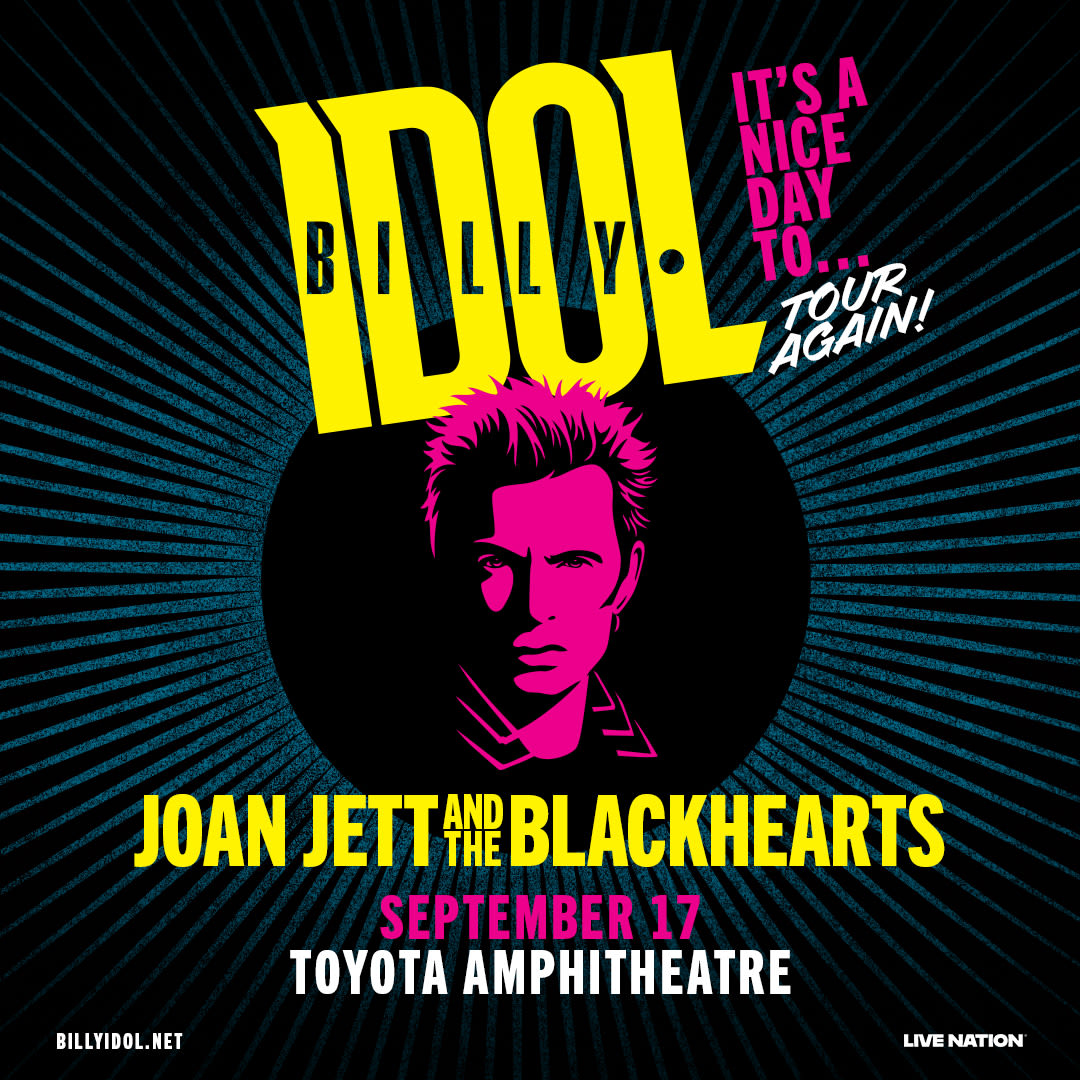 Billy Idol w/ Joan Jett & The Blackhearts in Wheatland at Toyota