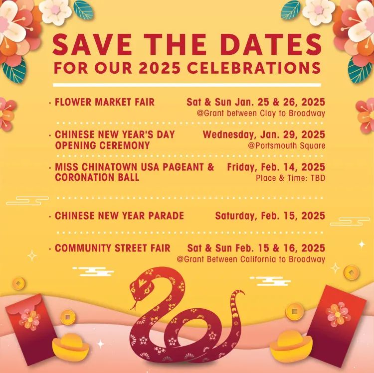 San Francisco Chinese New Year Parade 2025 in San Francisco at