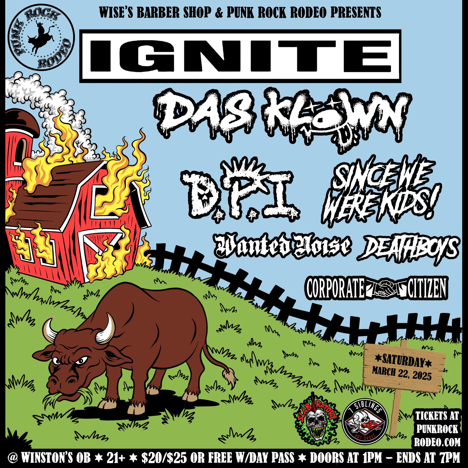 Punk Rock Rodeo in San Diego at Winston's