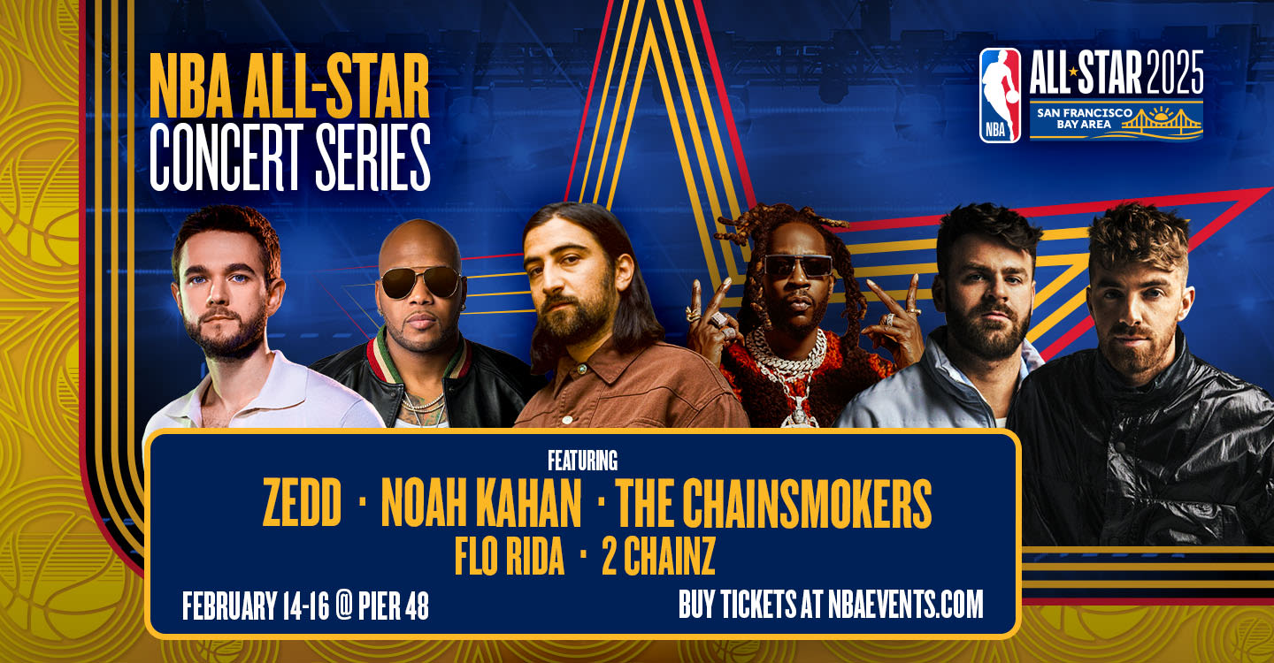 NBA AllStar Concert Series in San Francisco at Pier 48