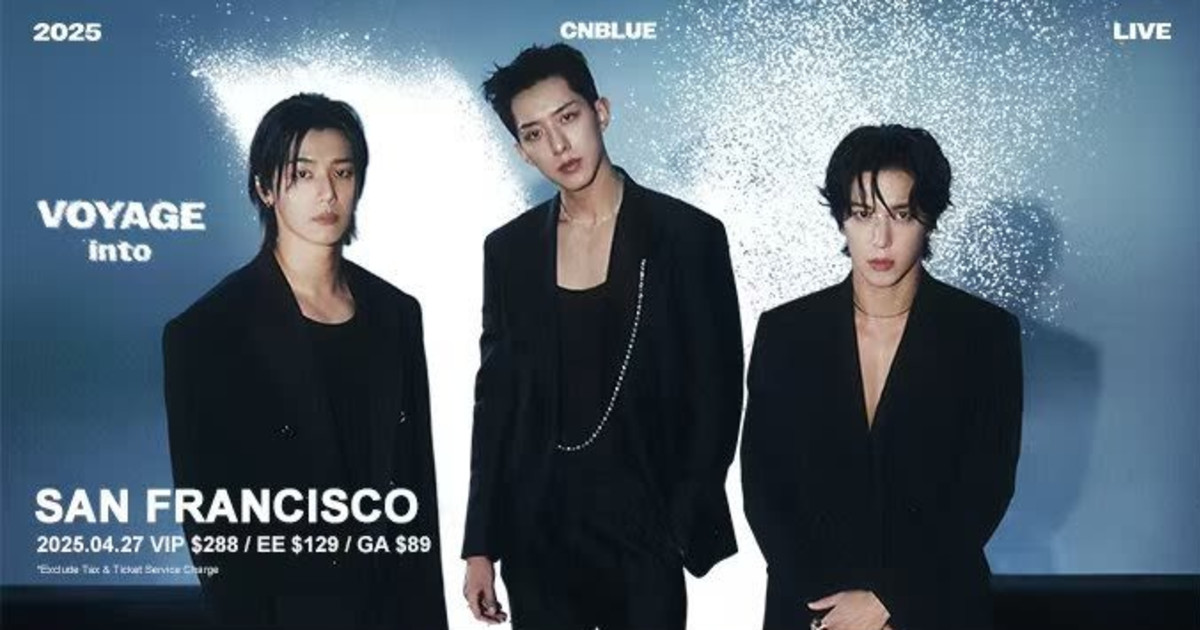 CNBLUE in San Francisco at The Warfield