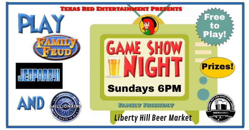 Game Show Night With Texas Red In Liberty Hill At Liberty Hill Beer Today i welcomed russ dizdar to the show for an in depth look at his new book listen live to the awakening liberty show with sean caron every saturday and sunday at 2 pm pacific time!