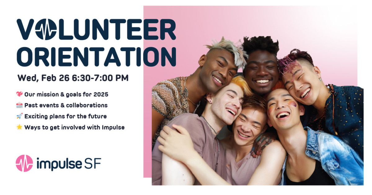 Impulse SF virtual Volunteer Orientation in California at