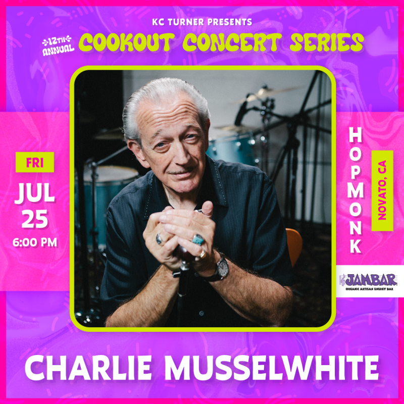Charlie Musselwhite in Novato at Hopmonk Tavern - Novato