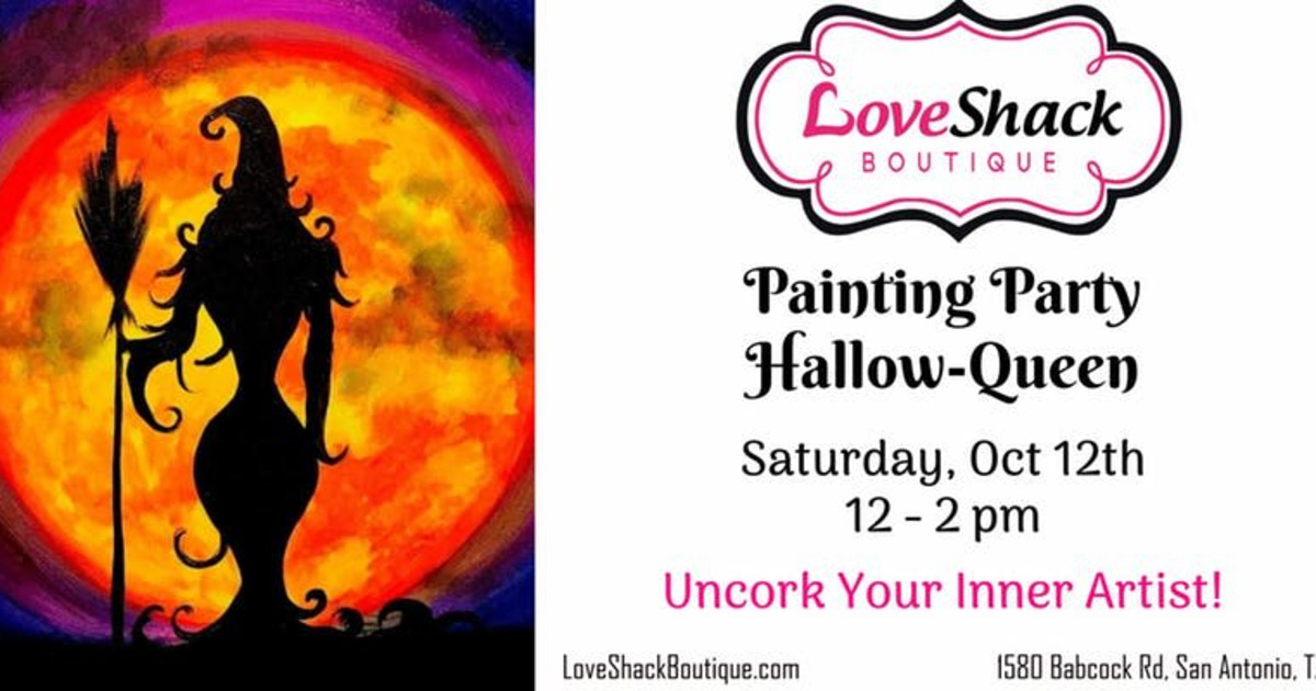 Painting Party Hallow Queen In San Antonio At Love Shack