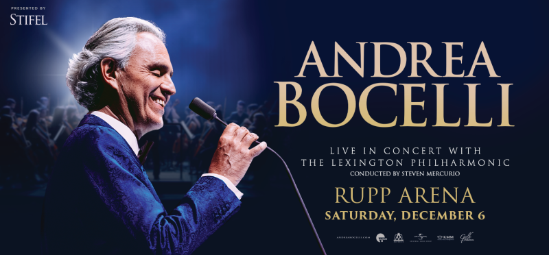 Andrea Bocelli Live In Concert, With the Lexington Philharmonic