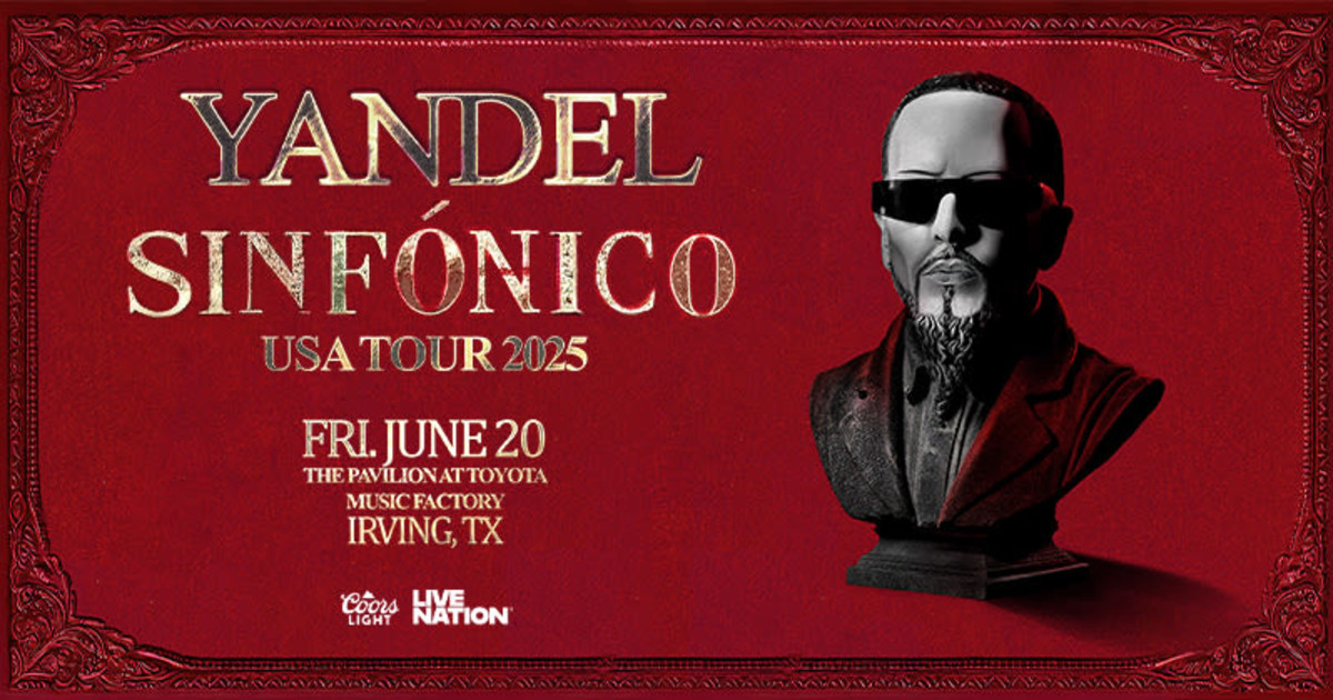素敵でユニークな Yandel at Pavilion The at Irving in 2025 Tour USA SINFÓNICO - ミュージック