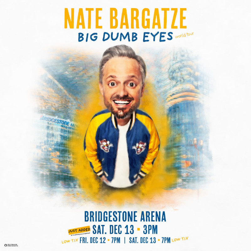Nate Bargatze Big Dumb Eyes World Tour in Nashville at