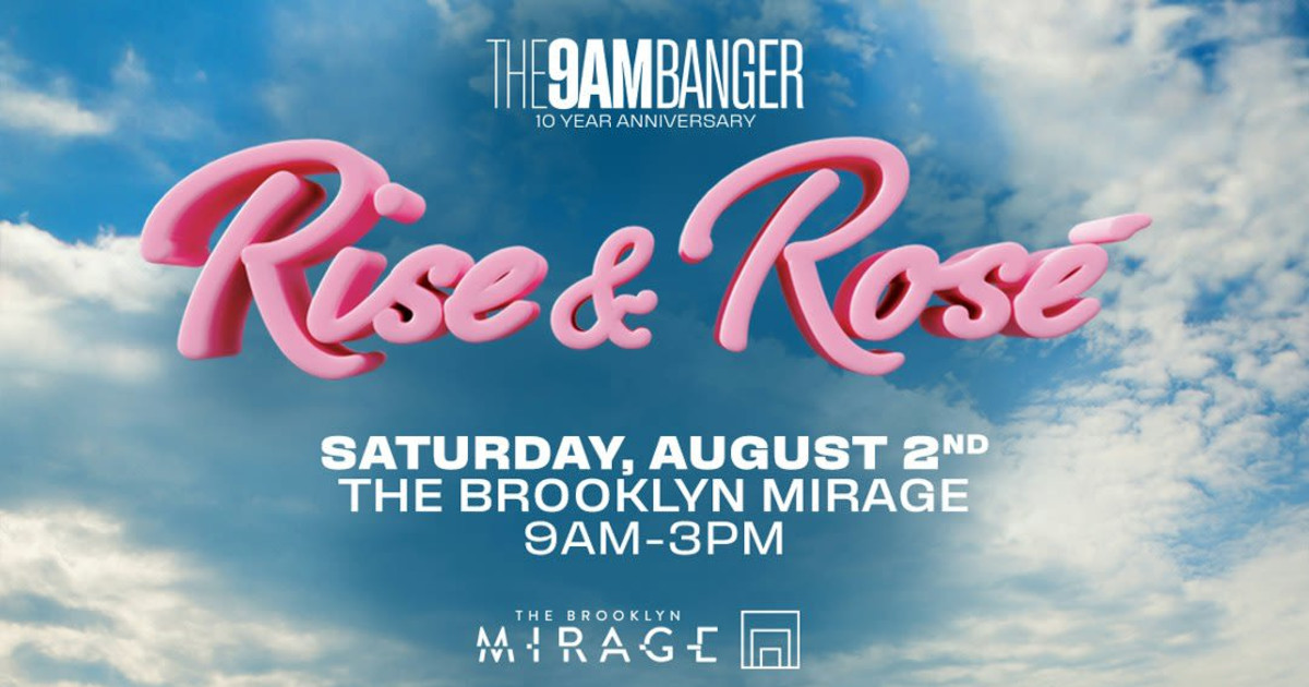 The 9 Am Banger: Rise & RosÉ in Brooklyn at Pacha NYC