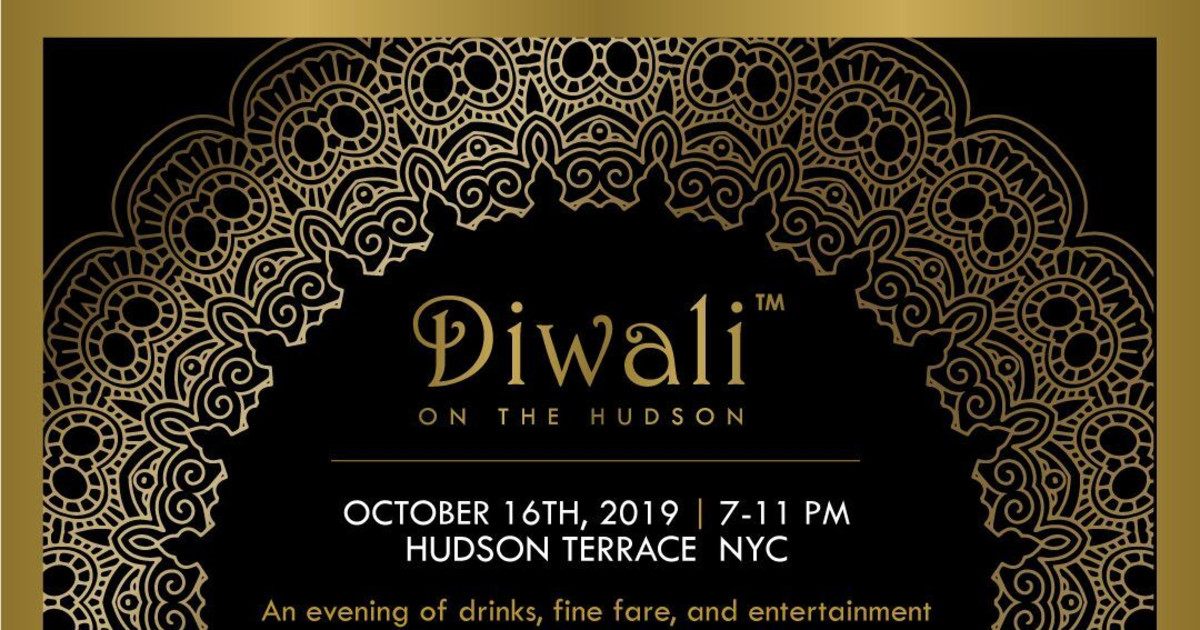 Diwali on the Hudson in New York at Hudson Terrace