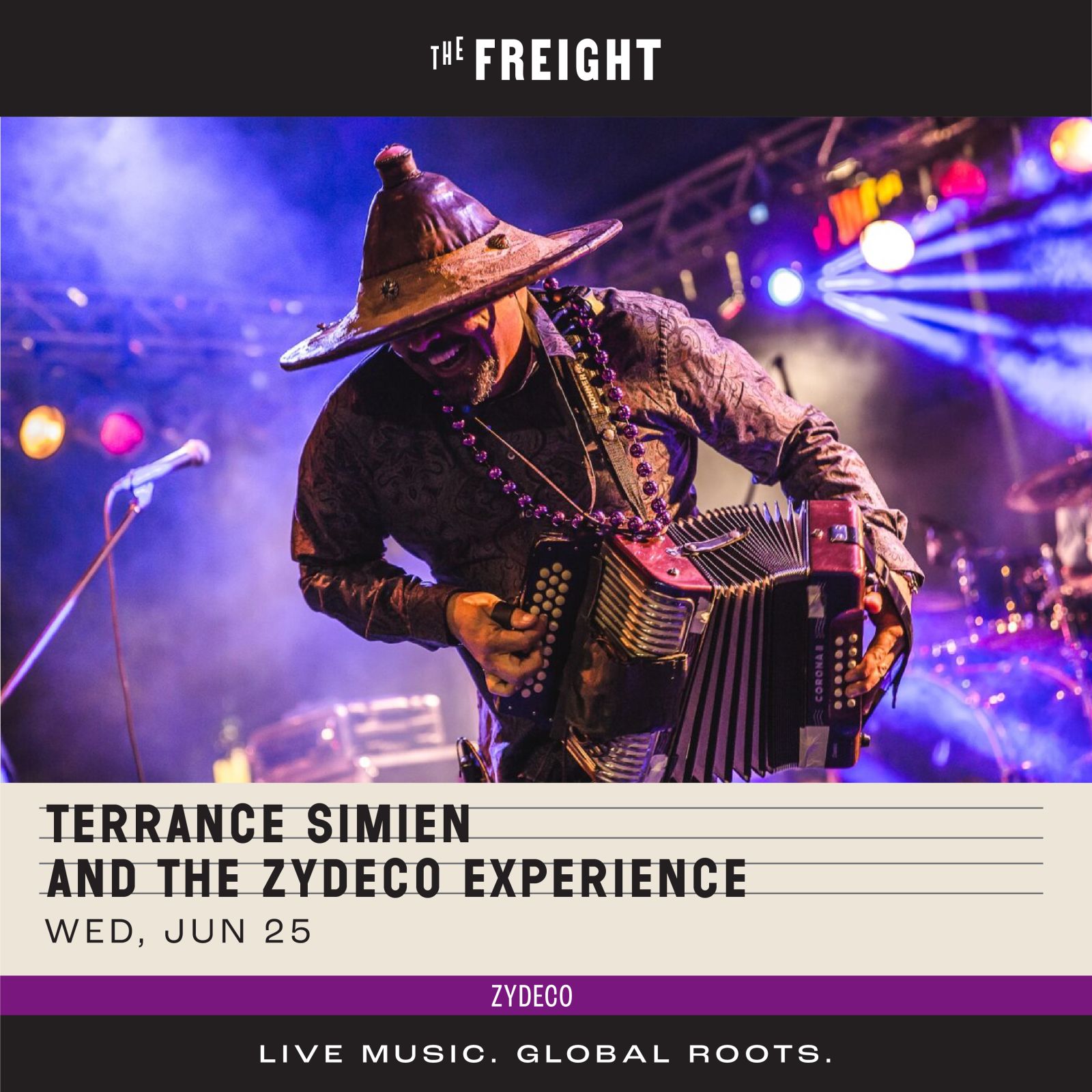 Terrance Simien and the Zydeco Experience in Berkeley at The