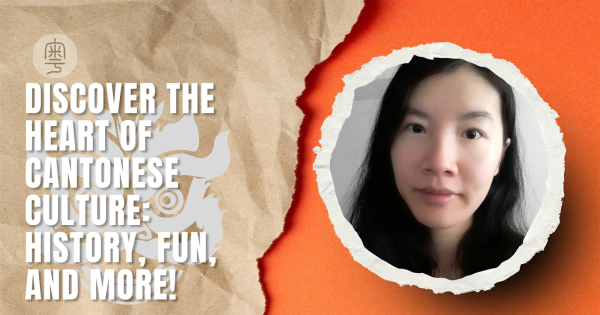 Simin Li teaching Evolution of Cantonese and Art of Cantonese