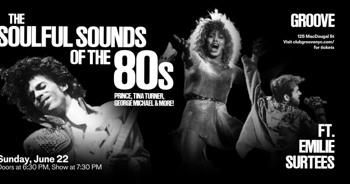 The Soulful Sounds of the 80s: Prince, Tina Turner, George
