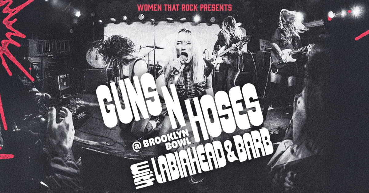 Guns N' Hoses and Labiahead in Brooklyn at Brooklyn Bowl