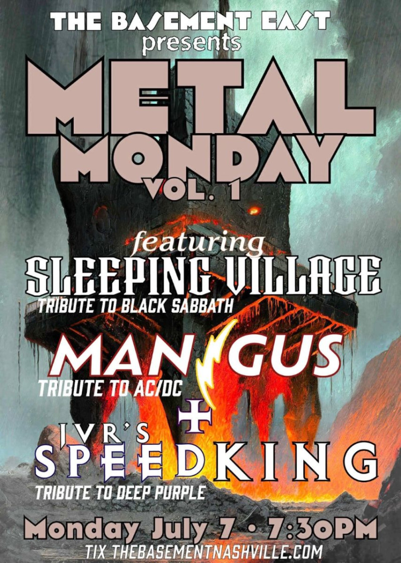 超激安 Monday Metal Vol. Black to (Tribute Village Sleeping Feat. 1 ミュージック