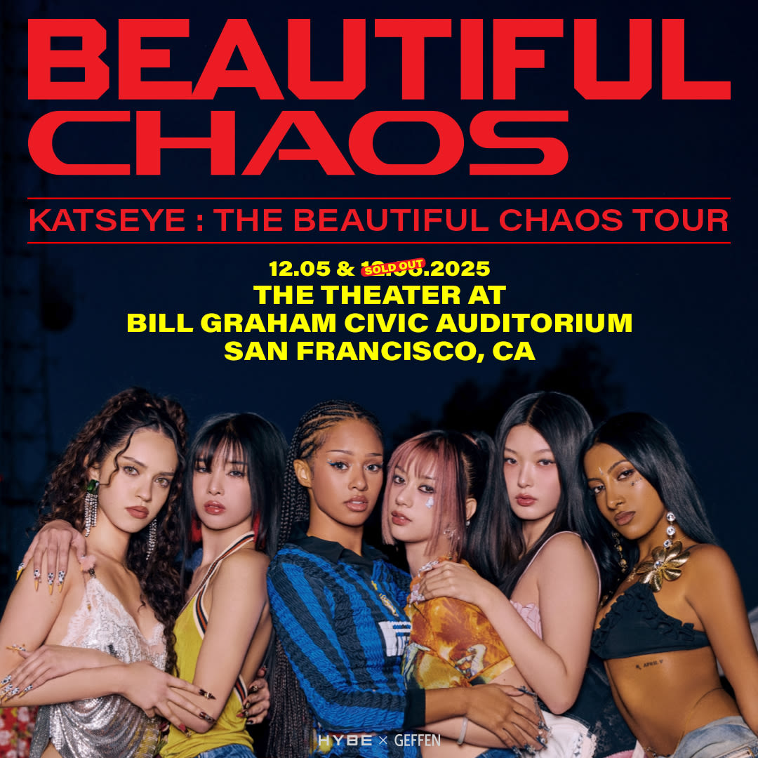 KATSEYE in San Francisco at Bill Graham Civic Auditorium