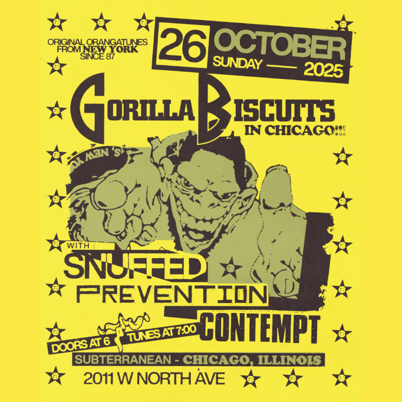Gorilla Biscuits in Chicago at Subterranean