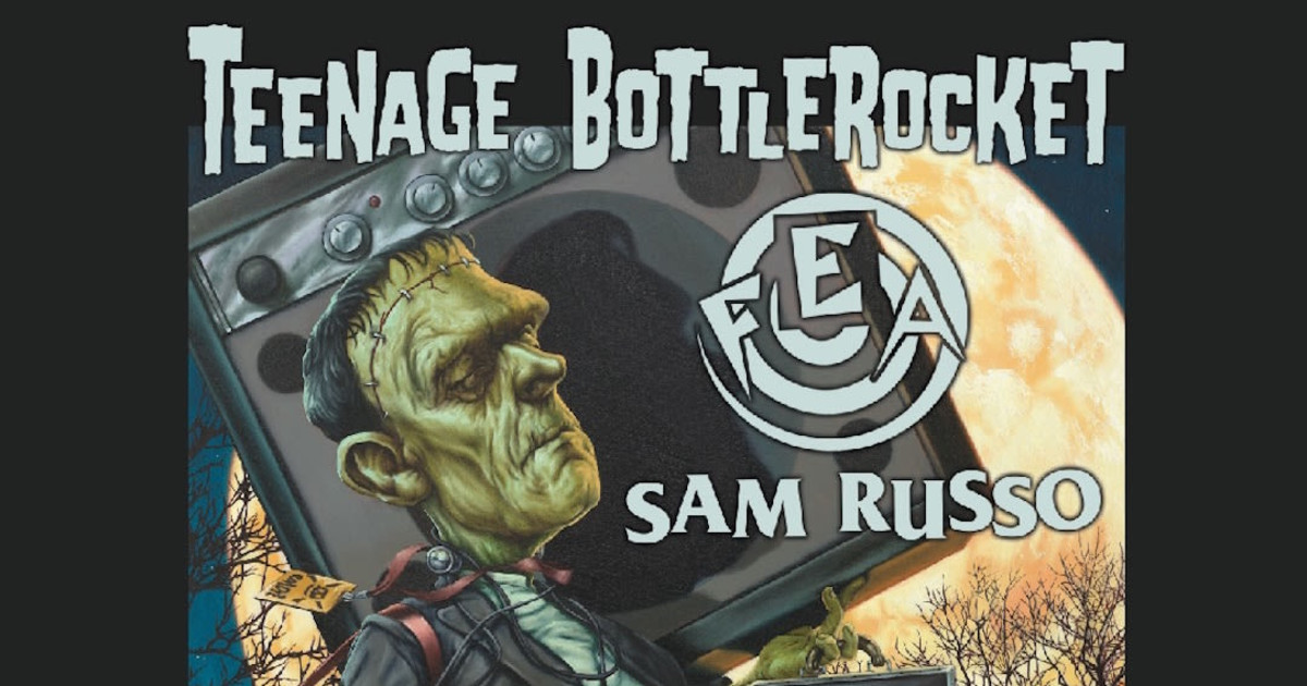 Teenage Bottlerocket, Fea, Sam Russo in San Francisco at Bottom
