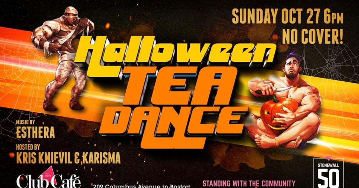 Halloween Tea Dance in Boston at Club Cafe