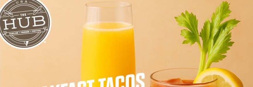 Breakfast Tacos, $1 Mimosas, & $5 Bloodies