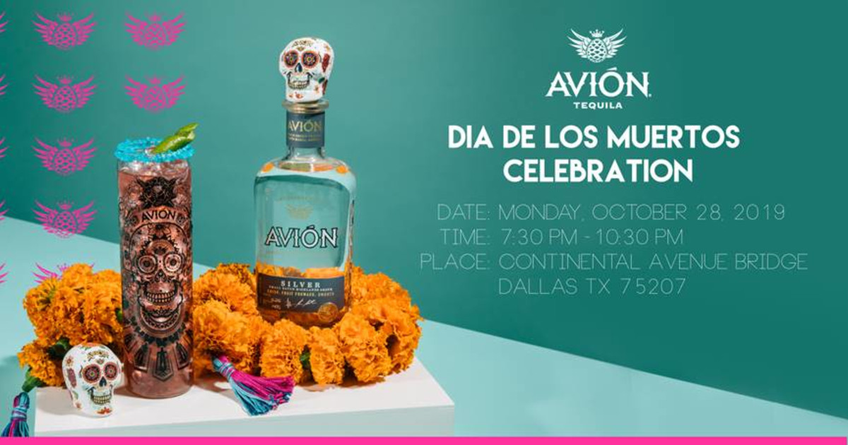 Dia De Los Muertos With Avion Tequila In Dallas At Ronald Kirk