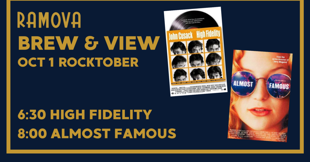 Brew & View: Rocktober in Chicago at Ramova Theatre