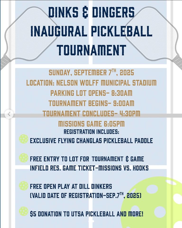 Dinks & Dingers Inaugural Pickleball Tournament