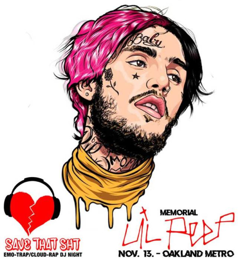 Lil Peep Memorial In Oakland At Oakland Metro Operahouse Tagged with lil peep, xxxtentacion, bones, and ghostemane. lil peep memorial in oakland at oakland