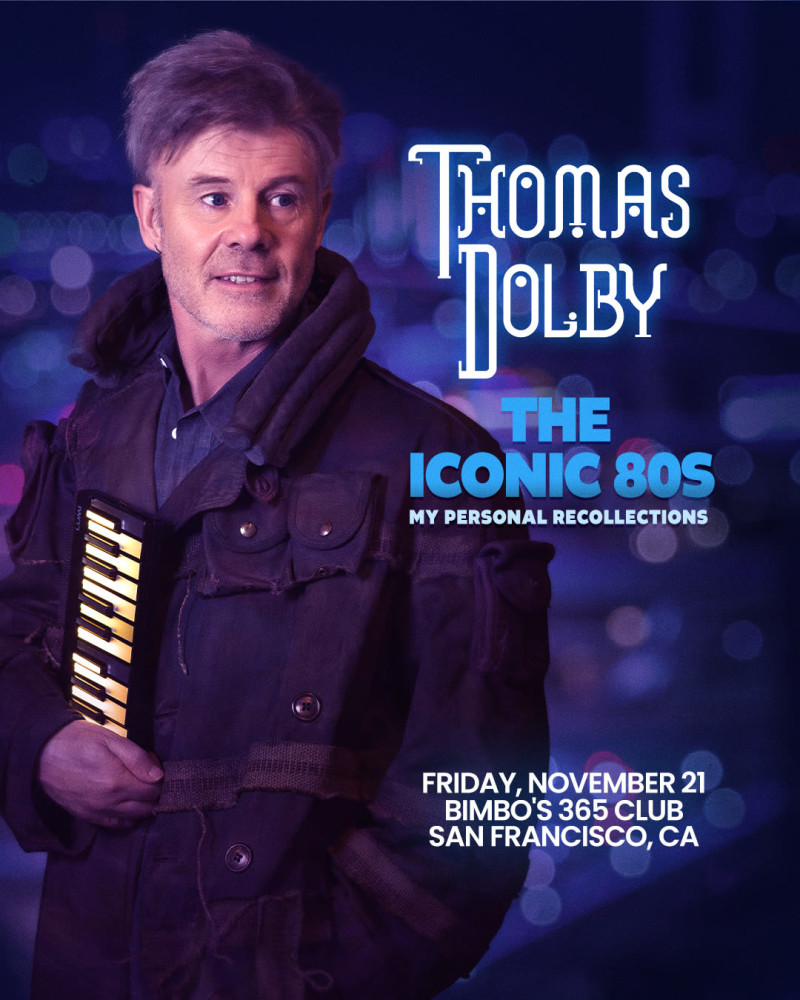 Thomas Dolby in San Francisco at Bimbo's 365 Club