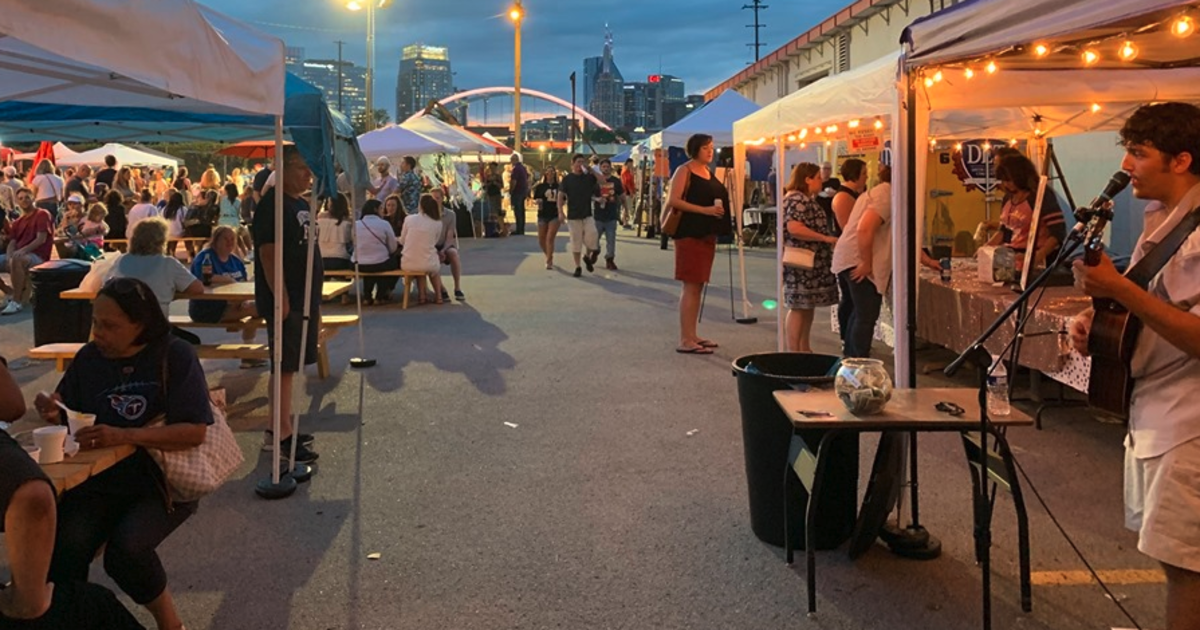 East Nashville Night Market in Nashville at The Marketplace in