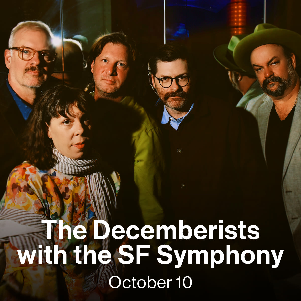 Decemberists Singer The Decemberists w/ the SF Symphony in San Francisco at Davies