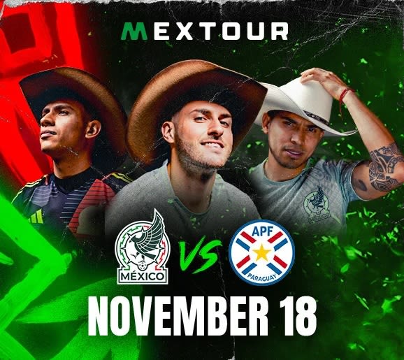 MEXTOUR 2025: Mexico vs. Paraguay in San Antonio at Alamodome