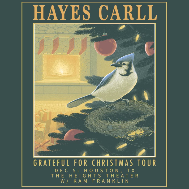 Hayes Carll Grateful for Christmas Tour with special guest Kam