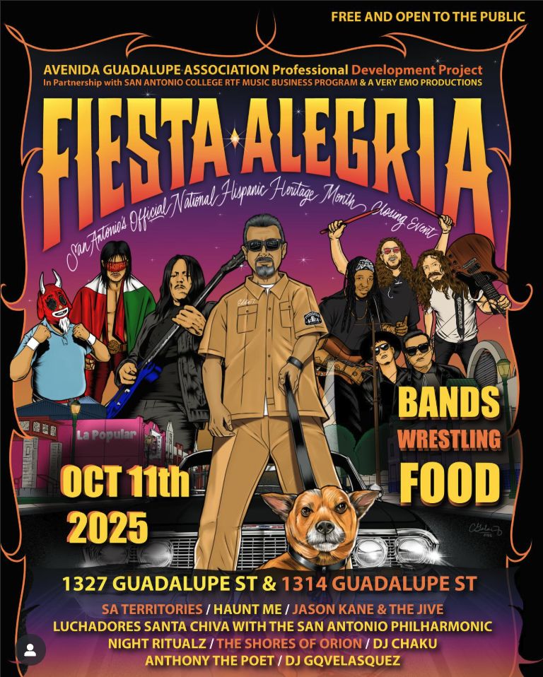 Fiesta Alegria in San Antonio at Avenida Plaza Guadalupe