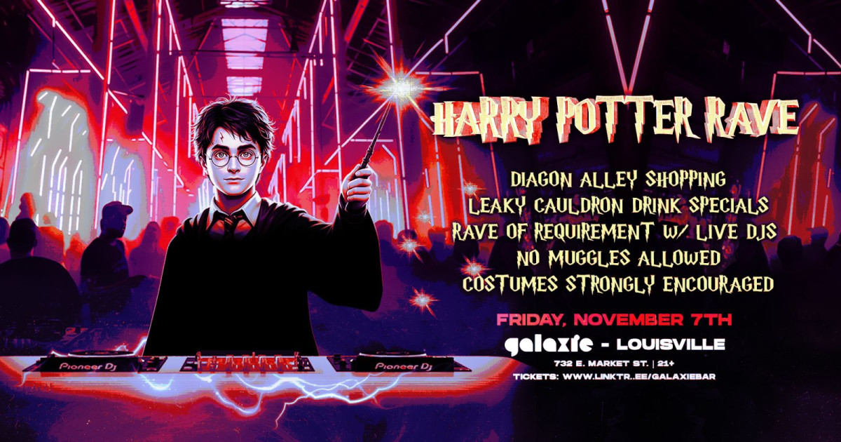 Harry Potter Rave in Louisville at Galaxie Bar
