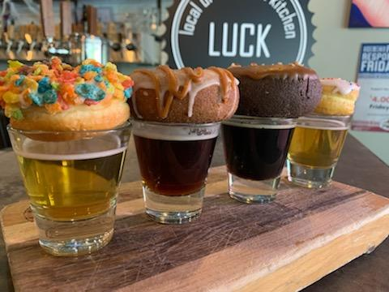 Donut & Beer Pairing Flight (November Edition) in Dallas at LUCK