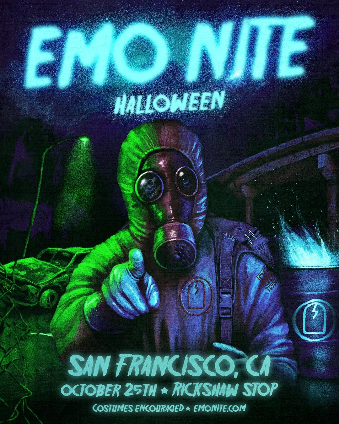 EMO NITE HALLOWEEN in San Francisco at Rickshaw Stop