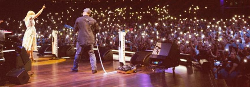 Lainey Wilson, Trannie Anderson, Vince Gill, Rhonda Vincent at Grand Ole Opry in Nashville, TN