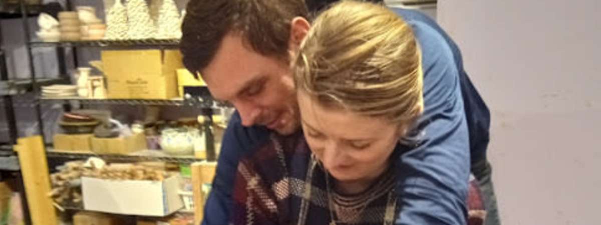 Couples’ Clay Wheel Lesson